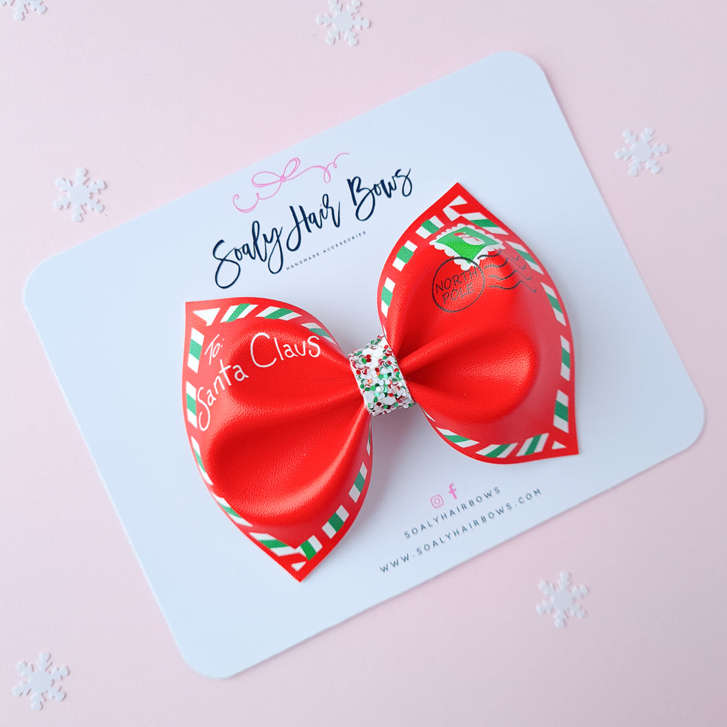 Santa Letter Bow